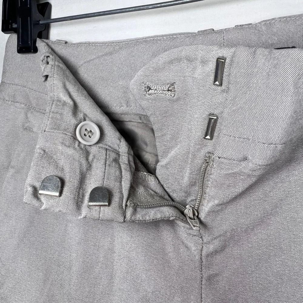 The Limited Gray Exact Stretch Capris Women‎ 0P Low Rise Cropped Trousers Pants